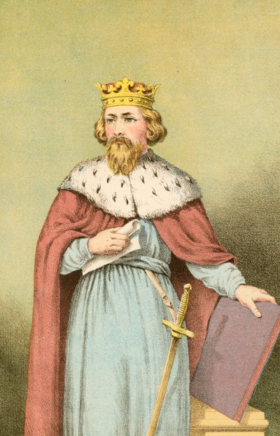 Alfred the Great by English School